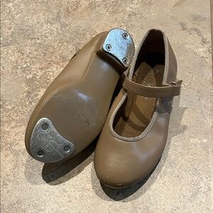 Classic Tan Kids Tap Dance Shoes